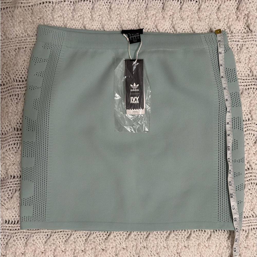 Adidas Ivy Park Sage Green mini skirt with tags. Great gift for the Holidays. - Picture 2 of 2